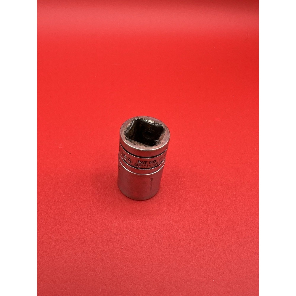 Snap-On TW201 1/2" Drive 6-Point SAE 5/8" Flank Drive Shallow Socket